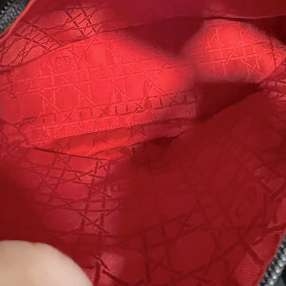 Lady Dior Cannage black nylon bag - Picture 12 of 14